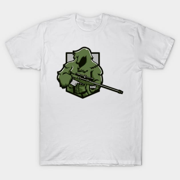 Green Sniper T-Shirt by Aim For The Face